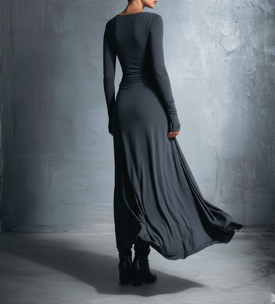 Vittoria ∙ Abito maxi con nodo laterale