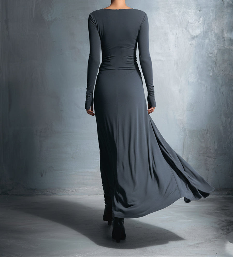 Vittoria ∙ Abito maxi con nodo laterale